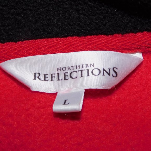 Northern Reflections Womens L Red Full Zip Fleece Jacket Cardinals Crystals - Picture 3 of 11